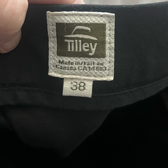 Tilley Black Men’s Pants size 38 - Picture 3 of 3